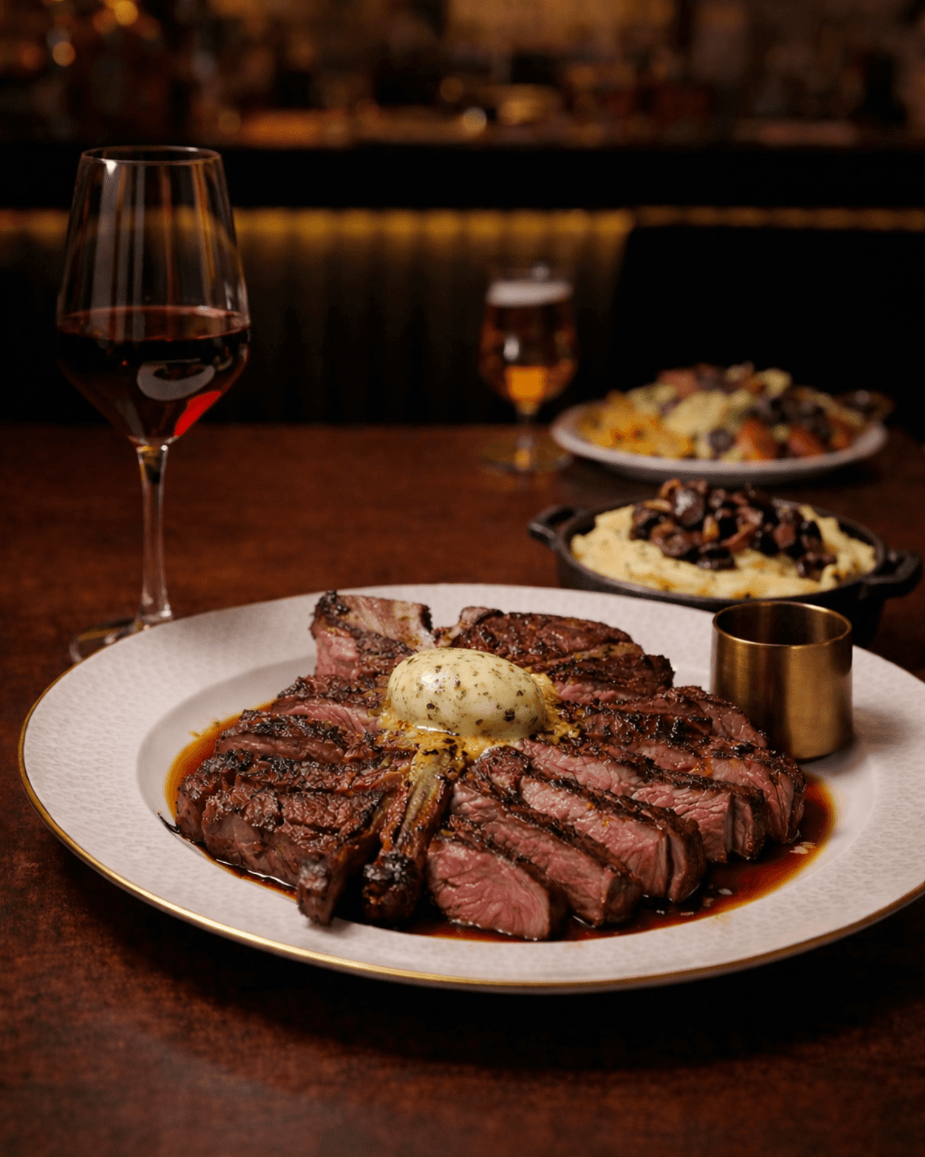 Date Night Steak Night — porterhouse, wine, and sides at The Berczy Tavern